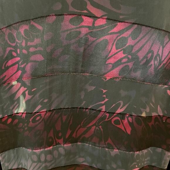 CHICOS 2 (M 12-14) women’s jacket, black with sequins and iridescent color - Picture 10 of 12